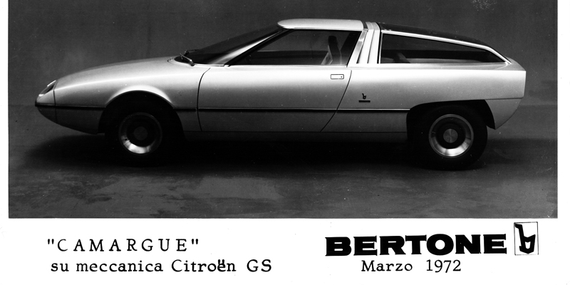 Bertone Camargue Project on Citroen GS elements 1972 